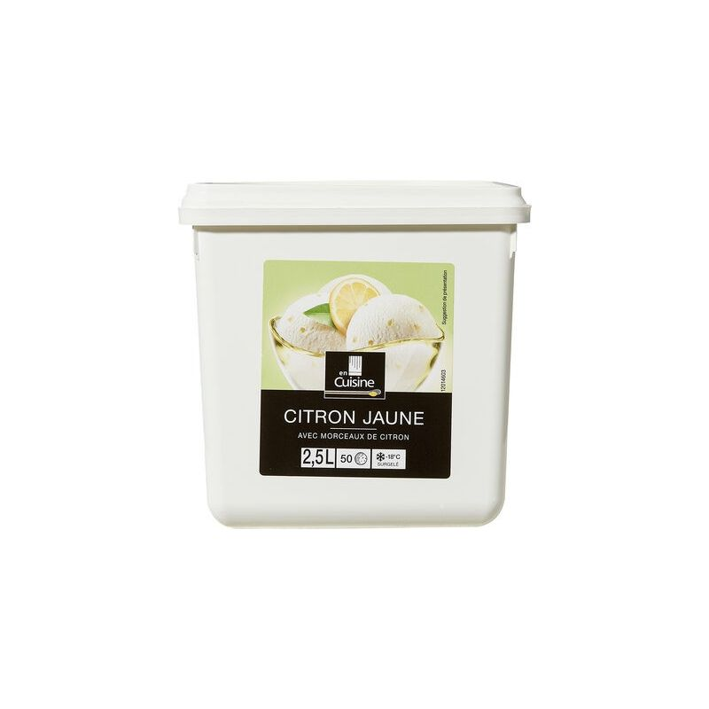 EN CUISINE Sorbet Citron Jaune 1,35 kg