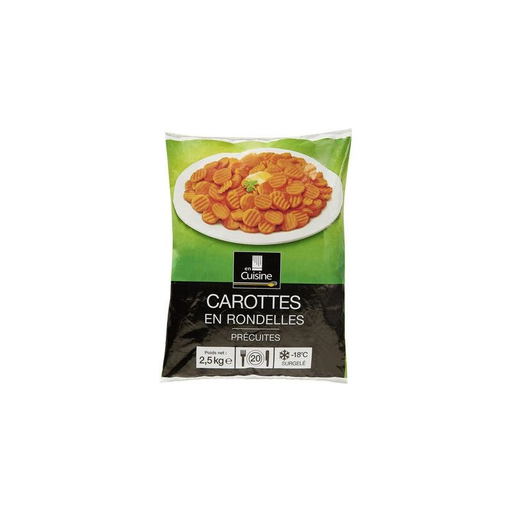 [3184830036488] EN CUISINE Sliced Carrots Frozen 2.5 kg