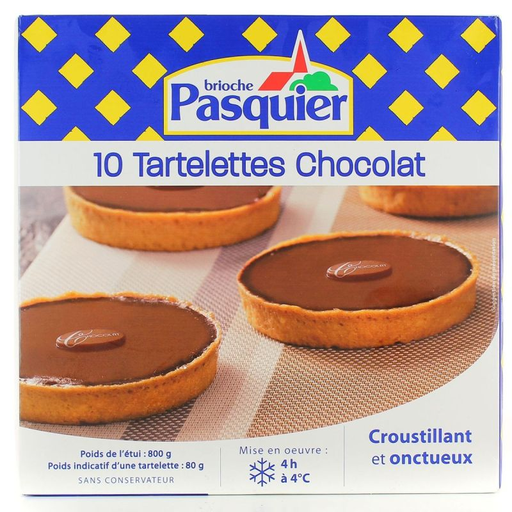 [3187670000145] PASQUIER Tarta de Chocolate 10X