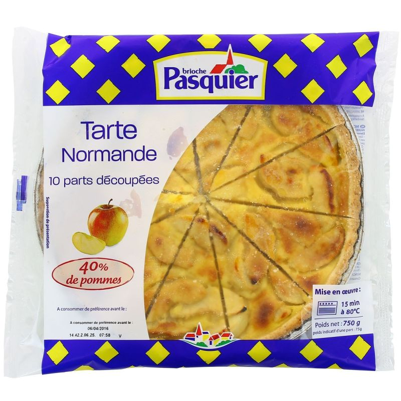 PASQUIER Tarta Normanda 10 Porciones 750 g