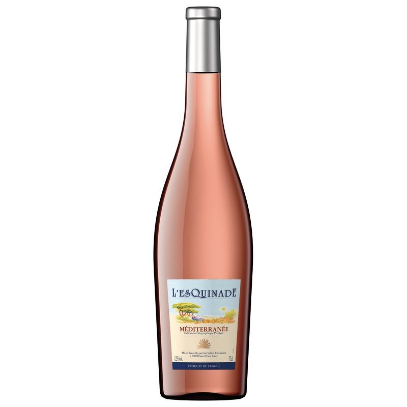 LES CELLIERS RHODANIEN Vinho Rosé IGP L'Esquinade Méditerranée 75 cl