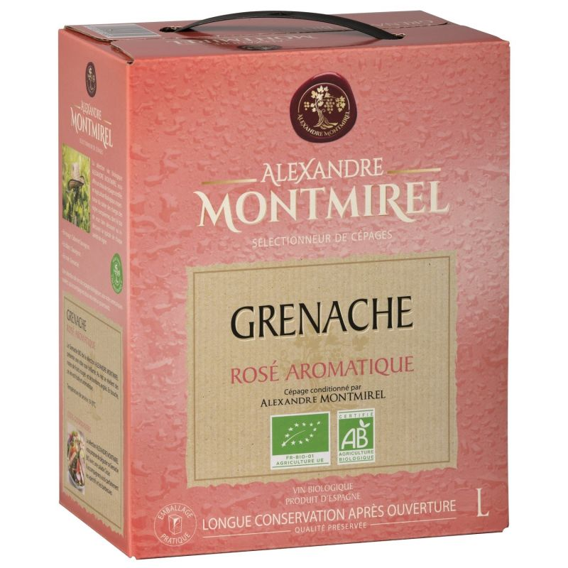ALEXANDRE Montmirel Grenache Rosé Wine Spain 5 L