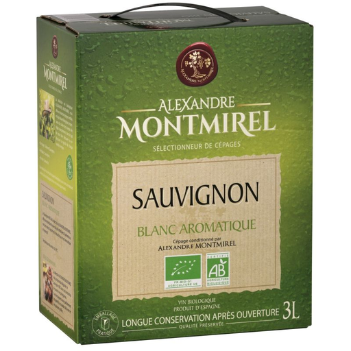 [3211200107056] ALEXANDRE Vin de Pays Colombard Sauvignon Blanc 3 L