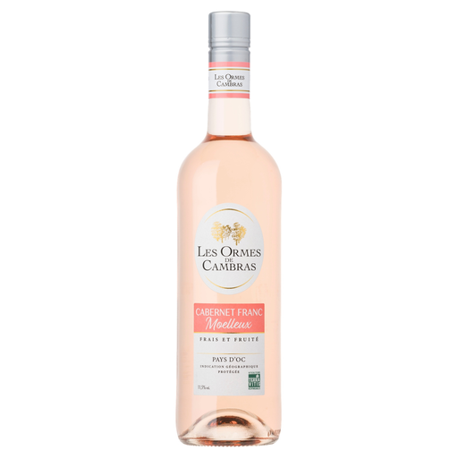 [3211209269205] LES ORMES DE CAMBRAS Cabernet Franc Moelleux Pays d'Oc IGP rosé 75 cl