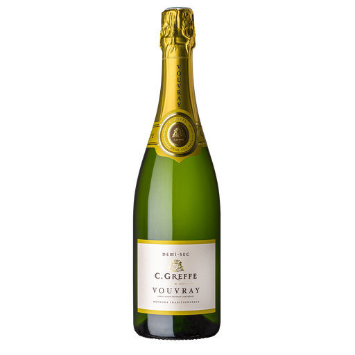 [3215190002728] C. GREFFE Vouvray AOP Demi-sec Blanc de Blancs 75 cl