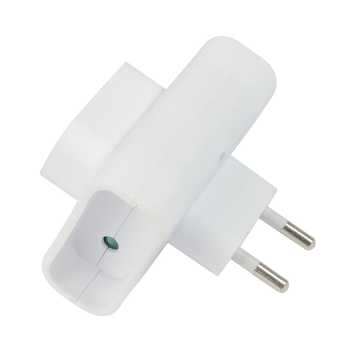 [3216650364875] GEFON Lateral Triple Socket 3X6A white 3-socket block