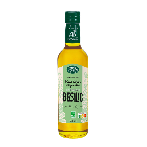 [3217450004527] LE JARDIN D'ORANTE Huile et basilic Bio 500 ml