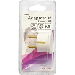 [3217583300053] NOTRE SÉLECTION Adaptador Francia-EE.UU. 230V-50Hz 1380W 6A