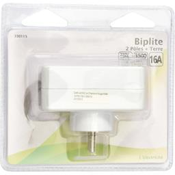 [3217583301159] NOTRE SÉLECTION Biplite 2 polos + tierra 230V-50Hz 3500W 16A
