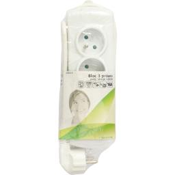 [3217583303153] NOTRE SÉLECTION Bloque 3 tomas con recogecables 230V-50Hz 3500W 16A por unidad