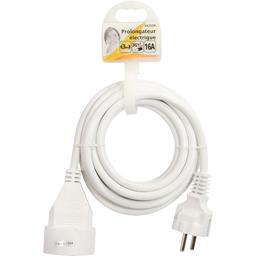 [3217583425206] NOTRE SÉLECTION Electric Extension Cord 3G1.5mm 3m 16A, white 3m
