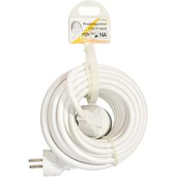 [3217583426050] NOTRE SÉLECTION Electrical Extension Cord 3G1.5mm 10m 16A, white 10m
