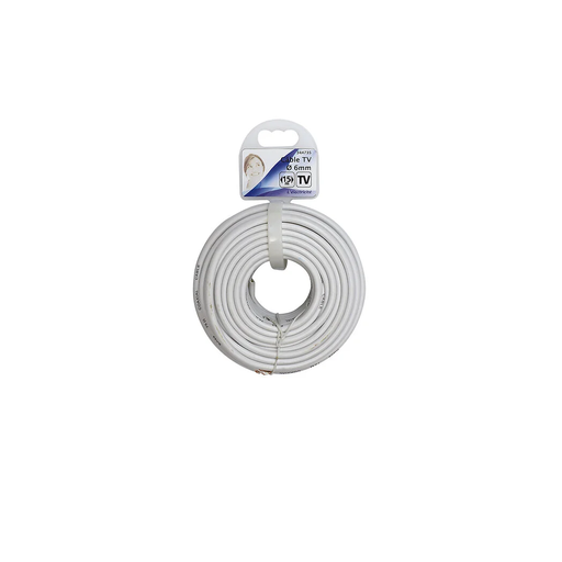 [3217583447352] DOFIN Cabo TV 15M 6mm Unidade
