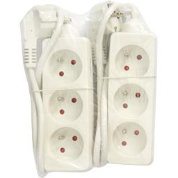 [3217588303165] NOTRE SÉLECTION 3-Socket blocks with switch 230V-50Hz 16A (2-pack)