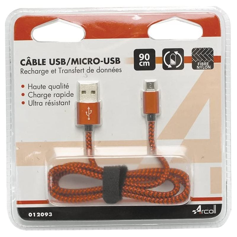 ARCOLL Micro USB Cable 90cm