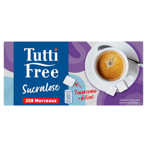 [3220032518008] TUTTI FREE Sugar cubes sucralose 290 g