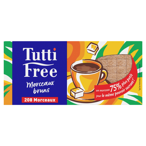[3220032530000] TUTTI FREE Brown Sweetener Cubes 290 g