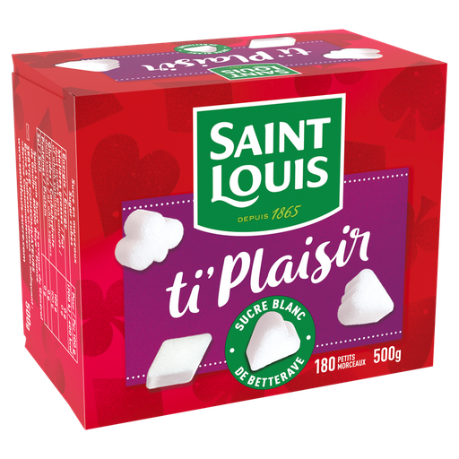 [3220033050002] SAINT LOUIS Ti' Plaisir White Sugar Cubes 500 g