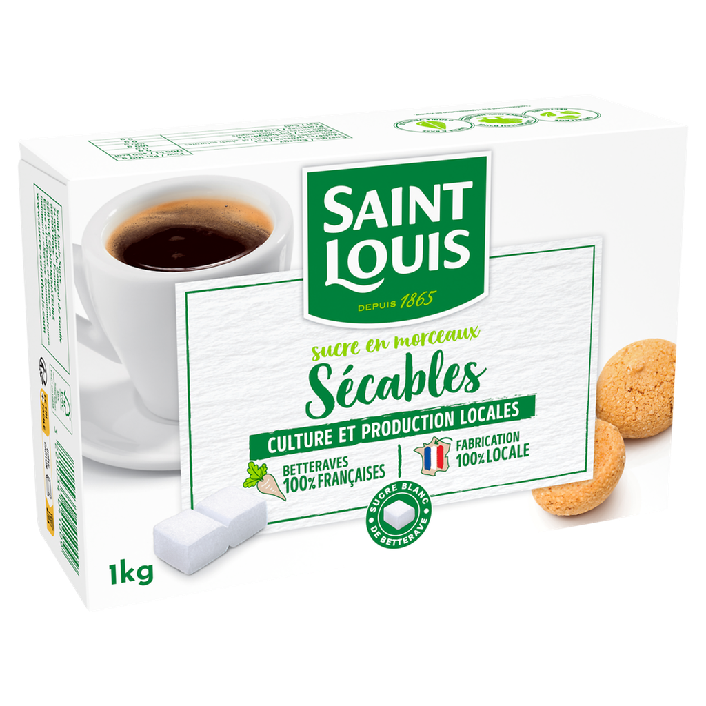 SAINT LOUIS Sécable Sugar Cubes 1 kg