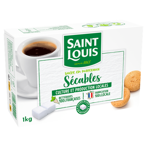 [3220034041009] SAINT LOUIS Açúcar em cubos divisíveis 1 kg