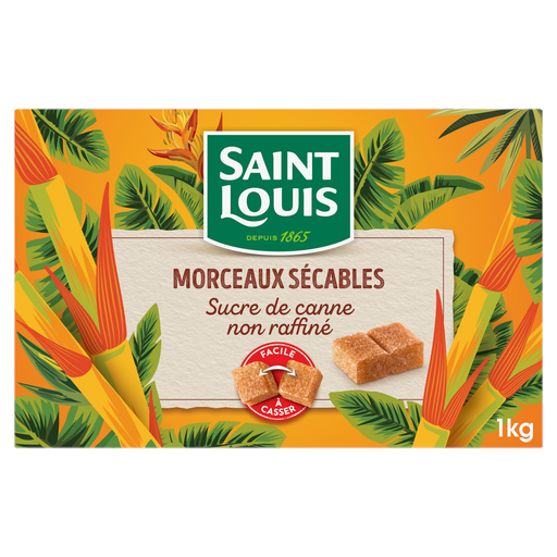 [3220034941194] SAINT LOUIS Açúcar de Cana em Cubos Divisíveis 1 kg
