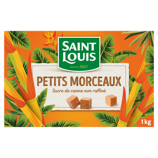 [3220034950004] SAINT LOUIS Unrefined Small Sugar Cubes 1 kg