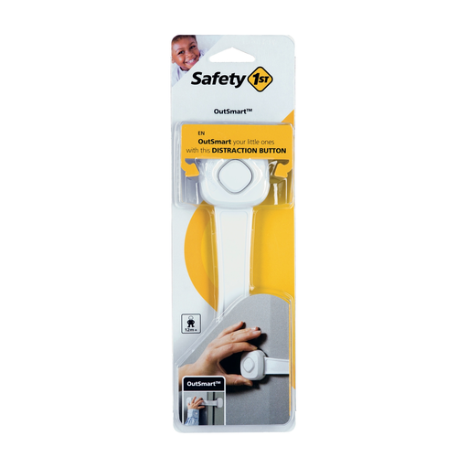 [3220660269907] SAFETY 1ST Multi-purpose lock white secret button
