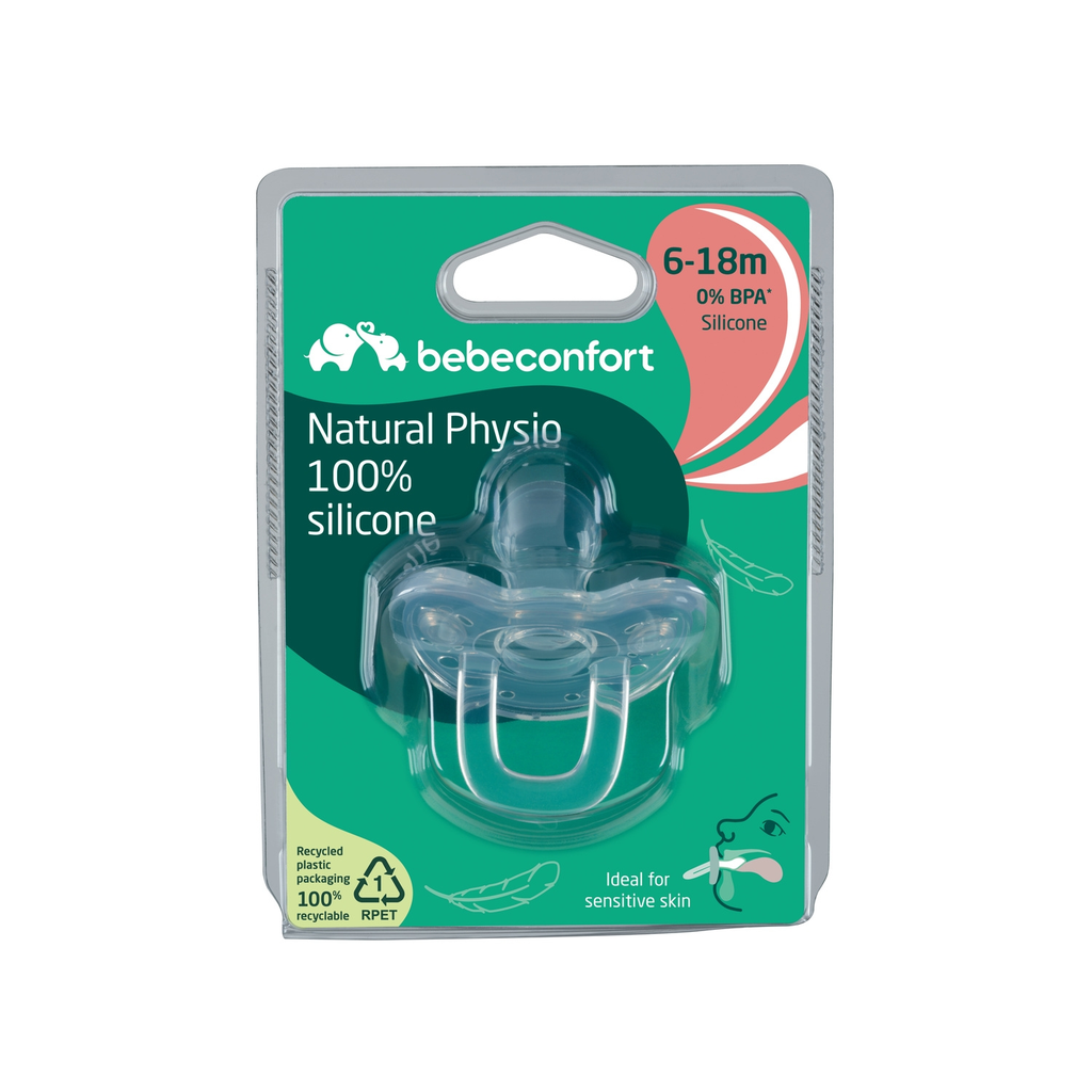 BEBE CONFORT Sucettes physiologique silicone 6-18 mois