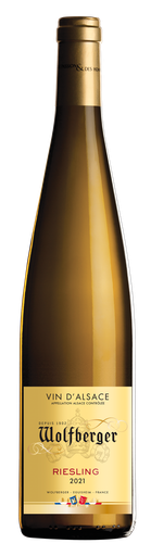 [3221249350344] WOLFBERGER Alsace Riesling AOP Blanc Sec 0.75 L