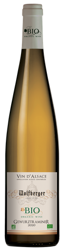 [3221249656699] WOLFBERGER Vin blanc d'Alsace Gewurztraminer bio AOP 75 cl