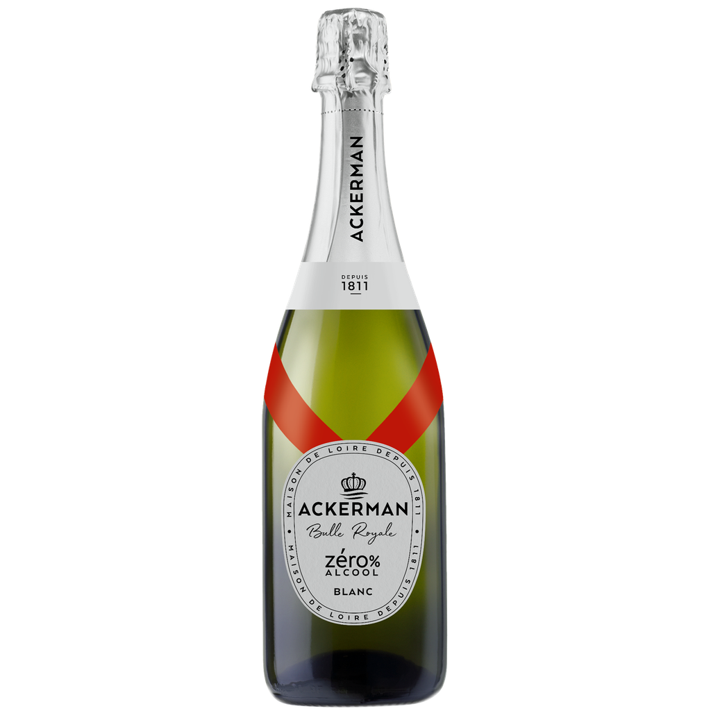 ACKERMAN Bulle Royale Zéro% boisson effervescente à base de vin désalcoolisé 75 cl