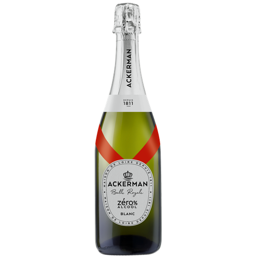 [3221580064108] ACKERMAN Bulle Royale Zéro% Bebida Espumosa a Base de Vino Desalcoholizado 75 cl