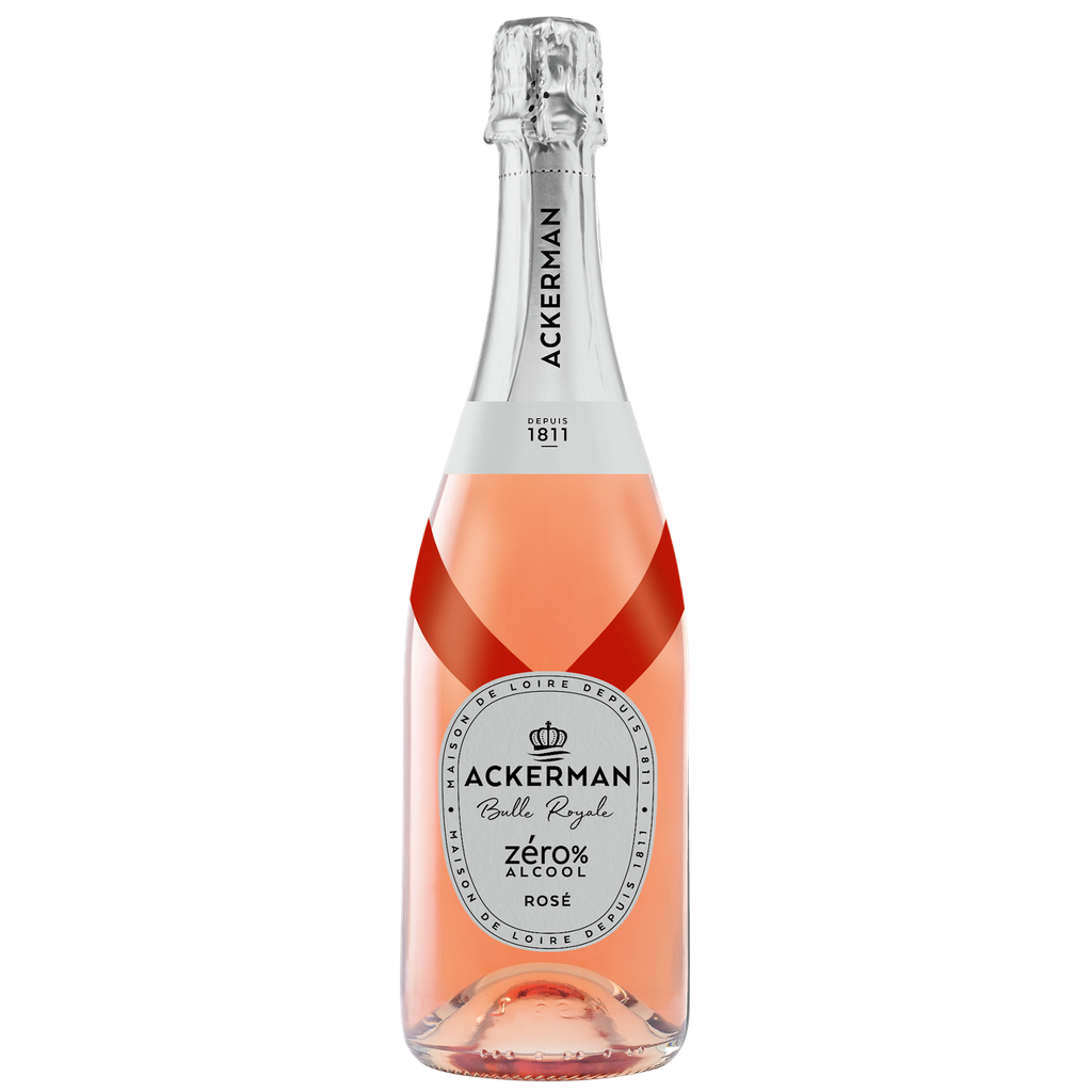 ACKERMAN Bulle Royale Rosé Zéro% Boisson Effervescente 75 cl
