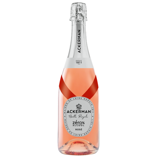 [3221580064139] ACKERMAN Bulle Royale Rosé Zéro% Boisson Effervescente 75 cl
