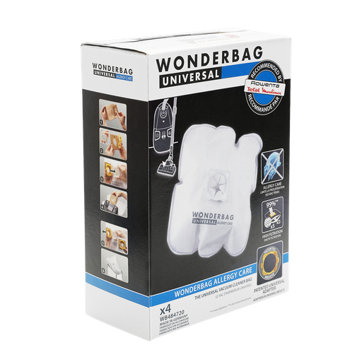 [3221613011208] WONDERBAG Allergy Care Vacuum Cleaner Bags 4 units