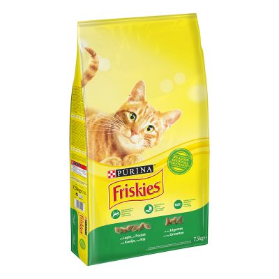 Friskies Croquettes Chats Lapin Poulet : Le Sac De 7,5 Kg