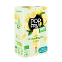 MAISON DE LA GLACE Bâtonnets à l'eau citron bio Popfruit x4 280 g