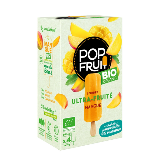 [3760124193558] MAISON DE LA GLACE Gelado de Manga Bio 280 g