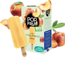 POP FRUIT Sorvete de Pêssego Bio 4 x 70 g