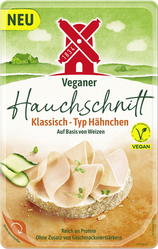 [4000405001738] RÜGENWALDER VEGANER Hauchschnitt Klassisch chicken style 70 g