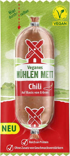 [4000405001875] RÜGENWALDER VEGANES Mühlen chili Mett 100 g