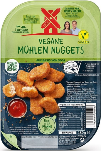 [4000405005033] RÜGENWALDER VEGANE Mühlen Nuggets Classic 180 g