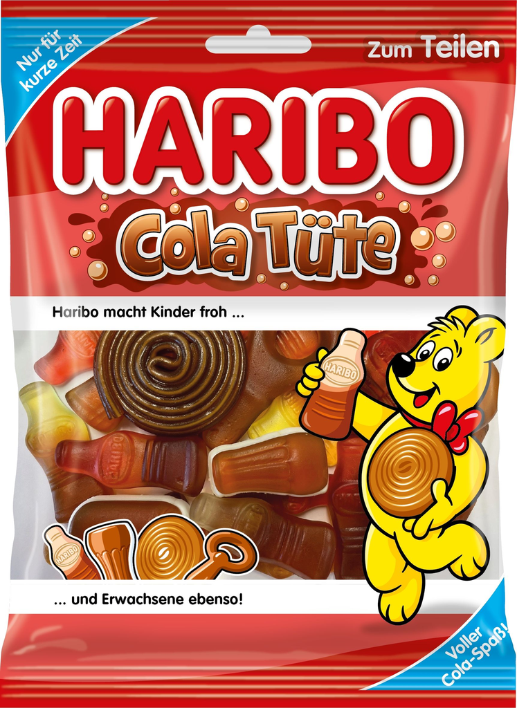 [4001686002575] Haribo Limited Cola Tüte 175G Meine Tüte Promotion