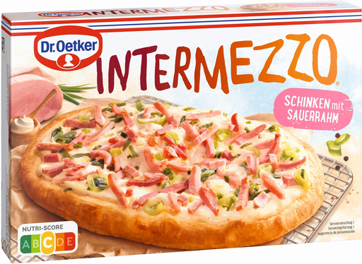 [4001724030768] DR.OETKER Intermezzo Pizza Jambon Crème Aigre 165 g