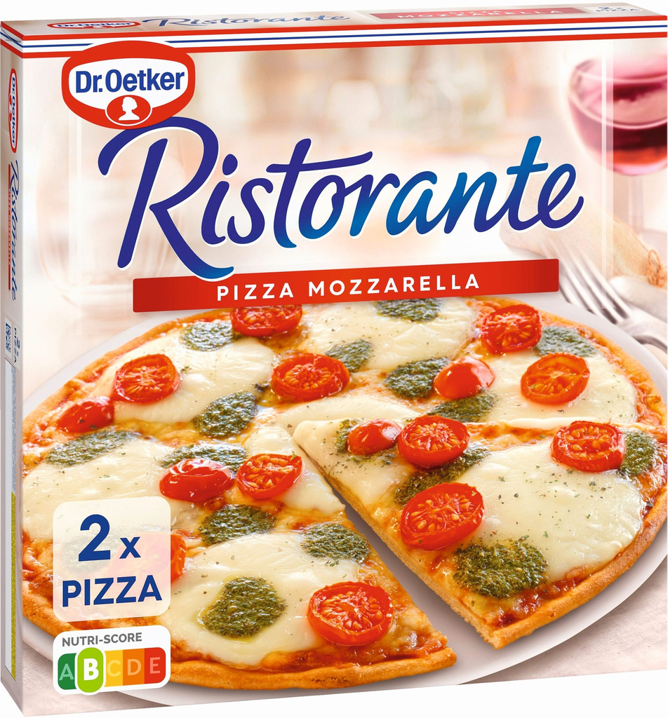 DR. OETKER Ristorante pizza à la mozzarella 2 x 355 g