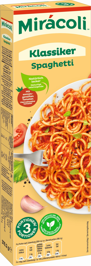 MIRÁCOLI Spaghetti Klassiker 376,2 g