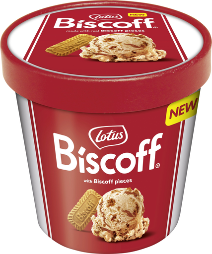 [4007993036975] LOTUS Biscoff Ice Cream with Caramelised Biscuit Pieces 425 ml