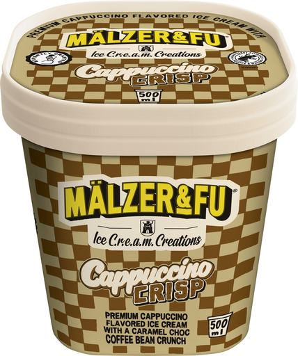 [4007993037286] MÄLZER Cappuccino Crisp Ice Cream 500 ml
