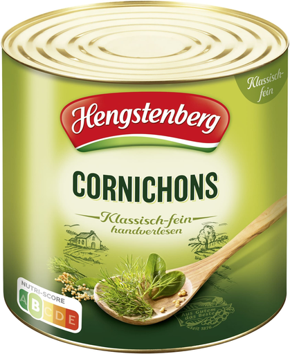 [4008100140486] HENGSTENBERG Pepinillos 2650 ml