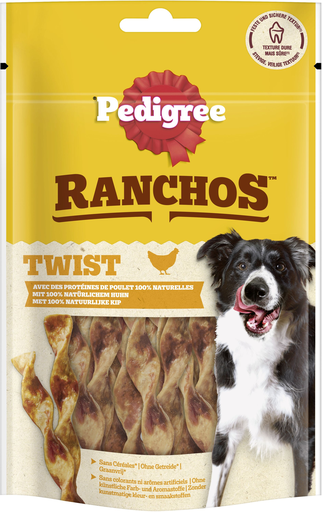 [4008429169236] PEDIGREE Friandises chien récompenses Ranchos twists au poulet 60 g